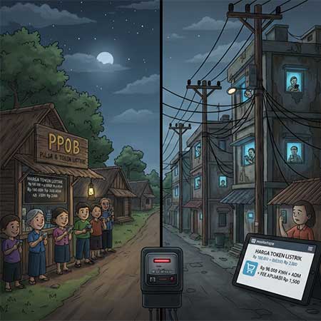 Perbedaan Harga Token Listrik di PPOB vs Marketplace